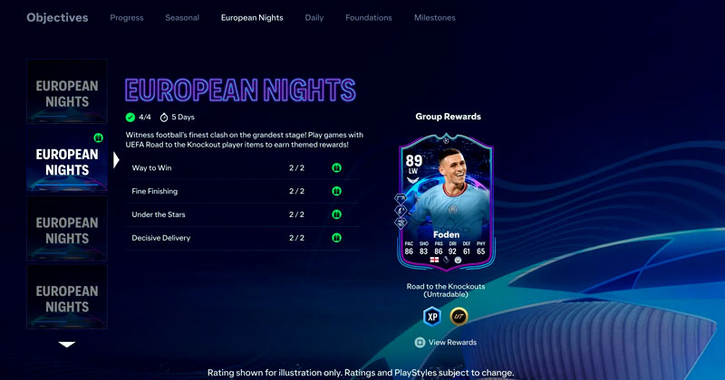 EA SPORTS FC 24 Menu Screenshot