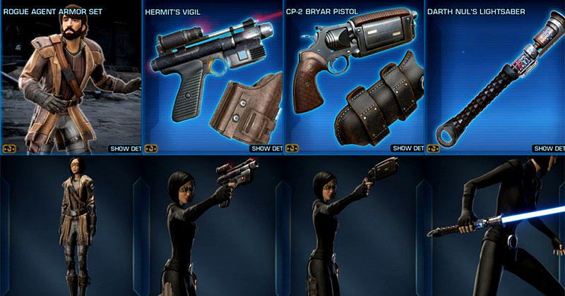 SWTOR Rogue Agent Armor Set Screenshot