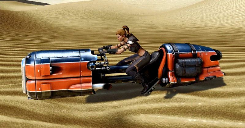 SWTOR Vertical Speeders Vehicle Mount Screenshot