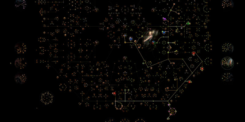 PoE 3.21 Powerful Toxic Rain and Ballista Pathfinder Build Passive Tree Screenshot