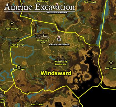 New World Amrine Expedition Map Screenshot